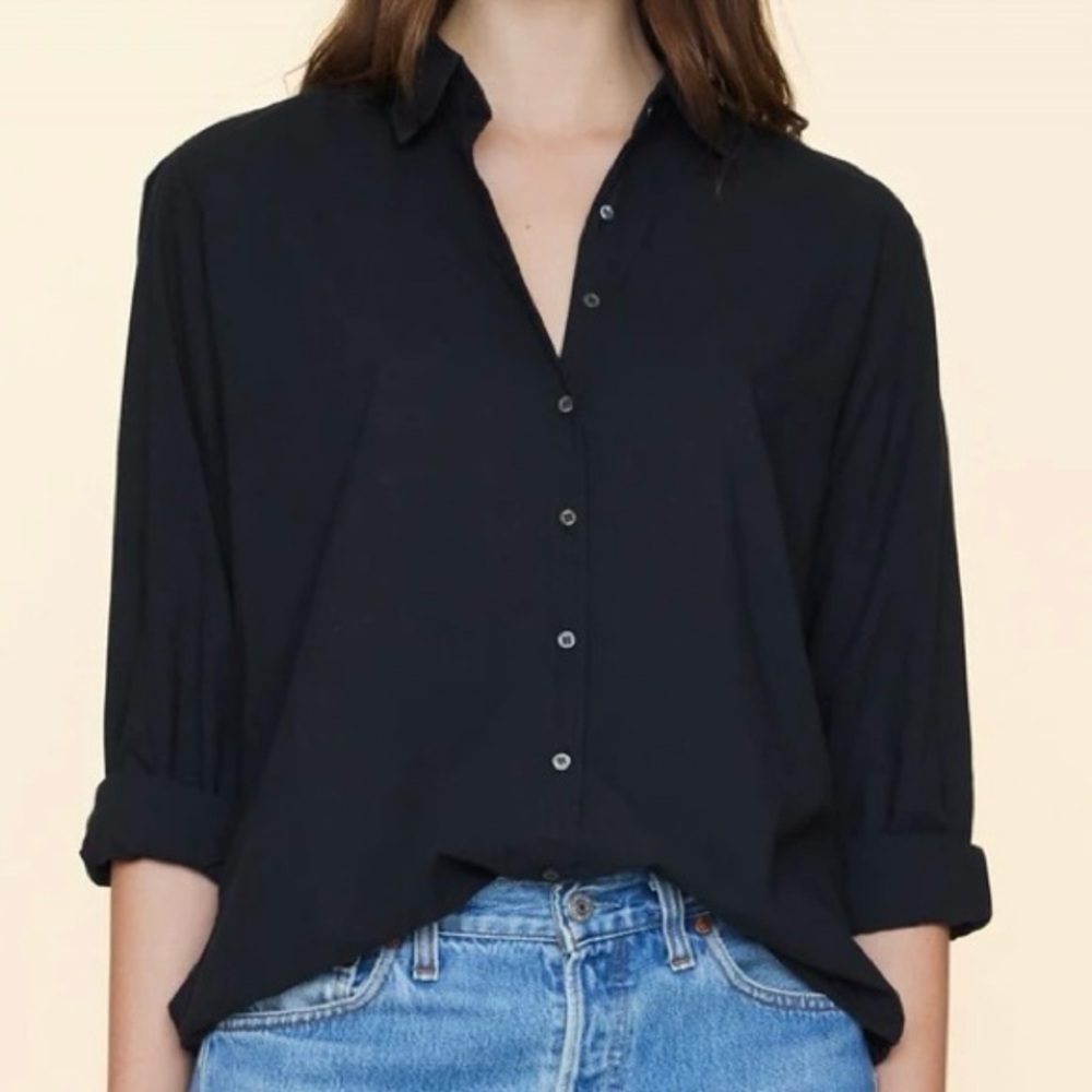 Xirena Branded Black Beau Shirt